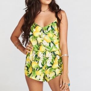 Show Me Your Mumu Lemon Romper